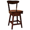 F&N Woodworking Hawthorn 30" Swivel Stool