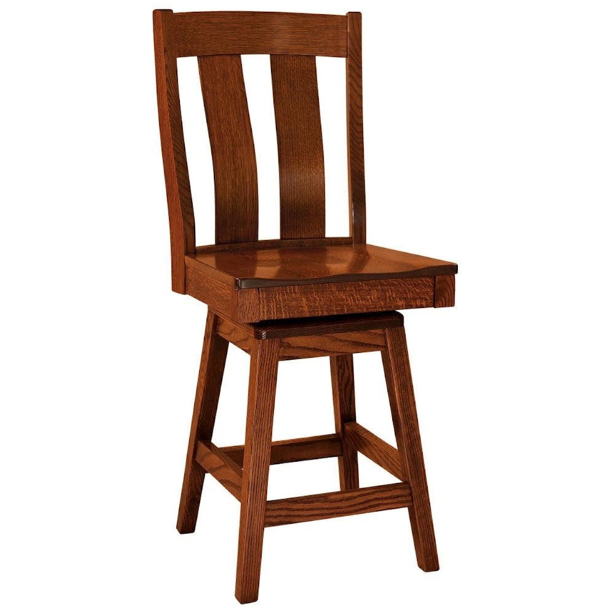 F&N Woodworking Laurie 30" Swivel Stool