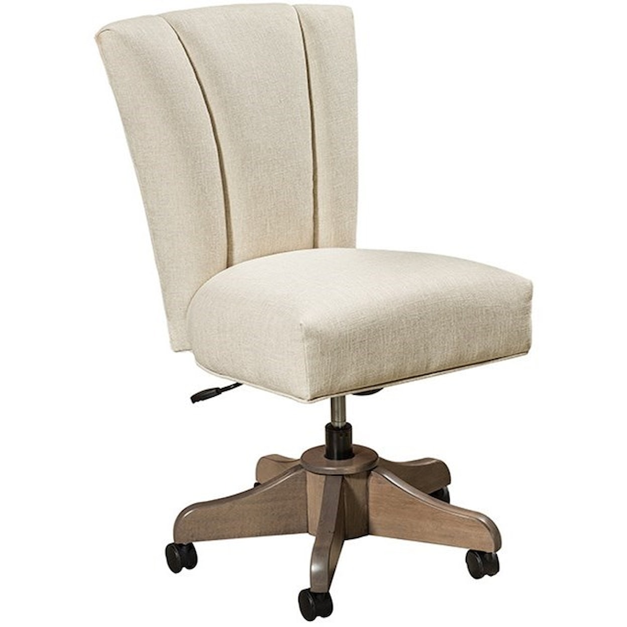 F&N Woodworking Mynda Customizable Upholstered Desk Chair