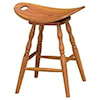 F&N Woodworking Saddle 24" Counter Stool