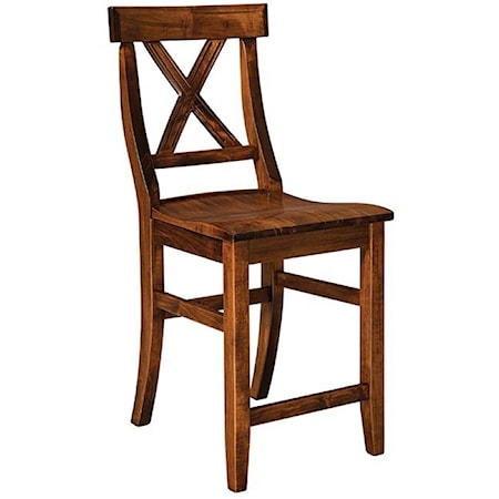 24" Stationary Counter Stool