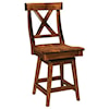 F&N Woodworking Vornado 24" Swivel Counter Stool