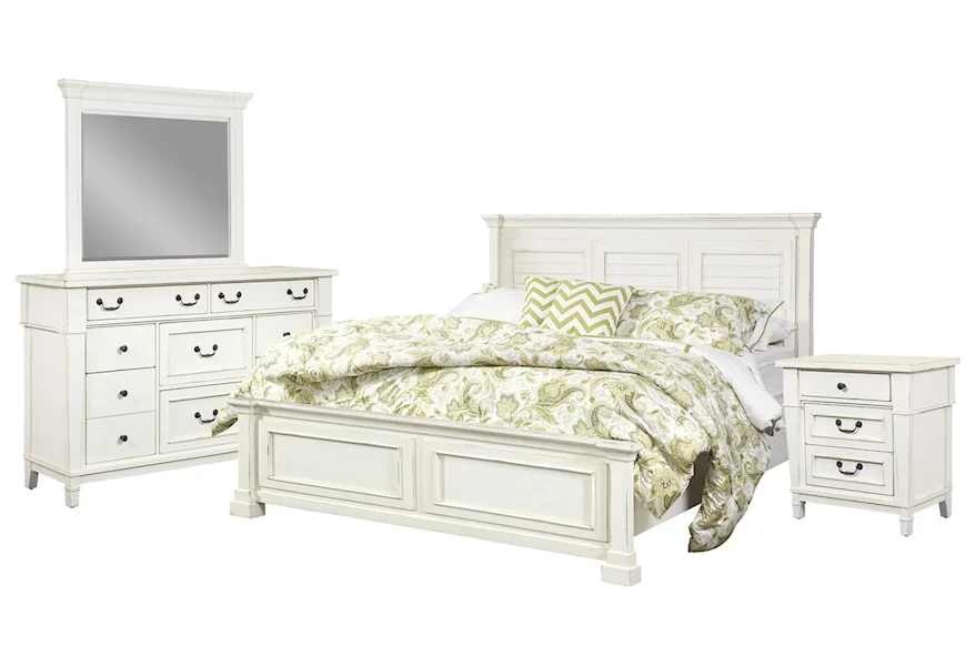 Stoney Creek Queen Shutter Bedroom Group by Folio 21 at Johnny Janosik