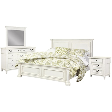 King Panel Bedroom Group