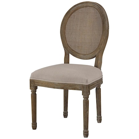 Round Mesh Back Maxwell Side Chair (Grey)
