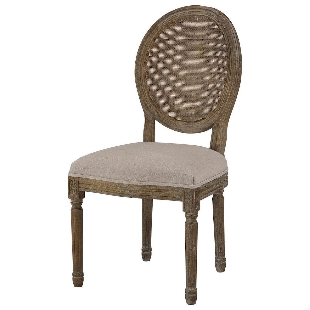 Forty West Designs Maxwell Round Mesh Back Maxwell Side Chair (Grey)