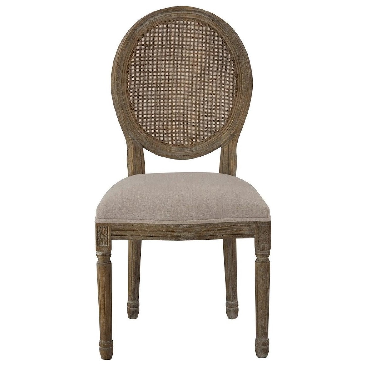 Forty West Designs Maxwell Round Mesh Back Maxwell Side Chair (Grey)