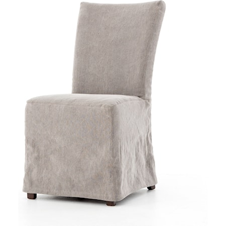 Vista Dining Chair with Heather Twill Carbon Upholstered Cover
