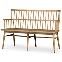 ASPEN BENCH-SANDY OAK