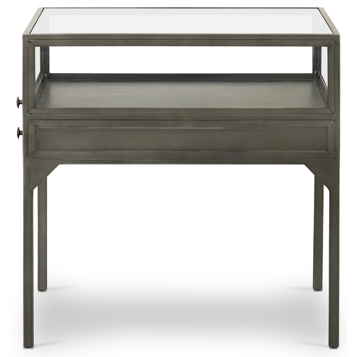 Four Hands Belmont VBEL Shadow Box End Table