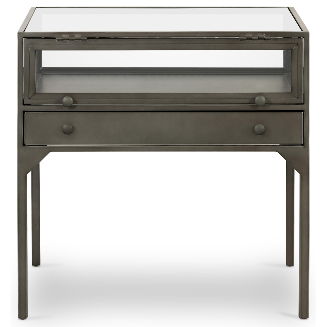 Four Hands Belmont VBEL Shadow Box End Table