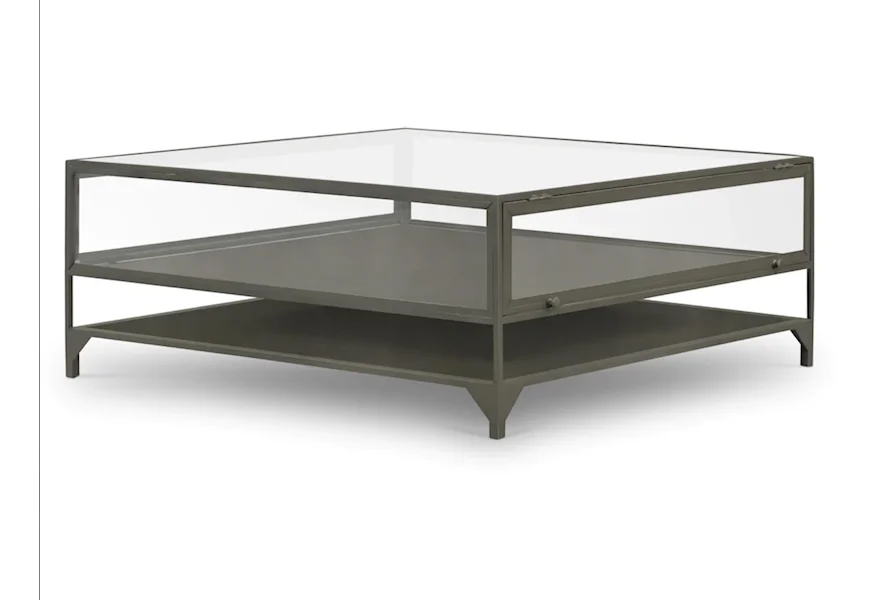 Belmont VBEL Shadow Box Square Coffee Table by Four Hands at Reeds Furniture
