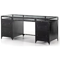 SHADOW BOX EXECUTIVE DESK