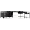 Four Hands Belmont VBEL CORNER DESK WITH FILE CREDENZA