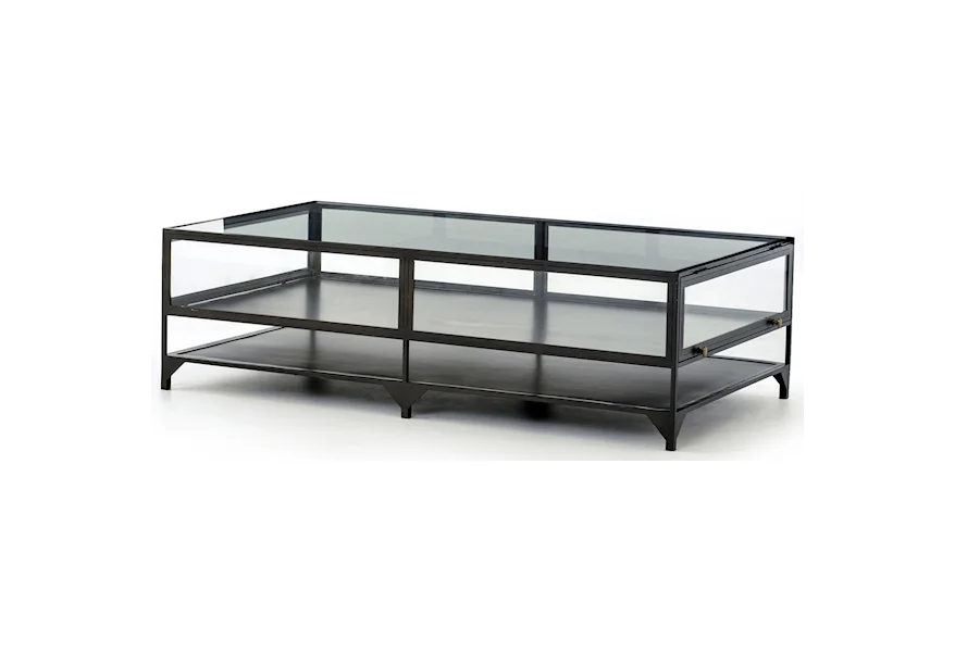 Belmont VBEL Shadow Box Coffee Table by Four Hands at Alison Craig Home Furnishings