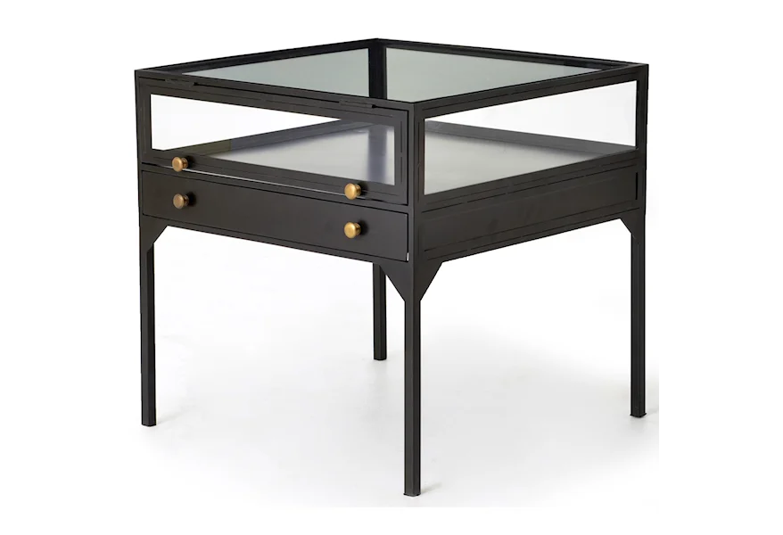 Belmont VBEL Shadow Box End Table by Four Hands at Reeds Furniture