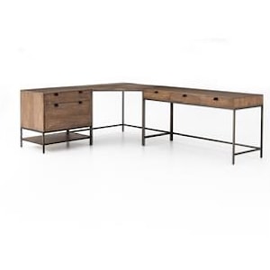 Four Hands FALLON COLLECTION DESK SYSTEM WITH FILING CABINET
