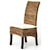 Four Hands Grass Roots Woven Banana Leaf Side Chair with Canvas Cushion
