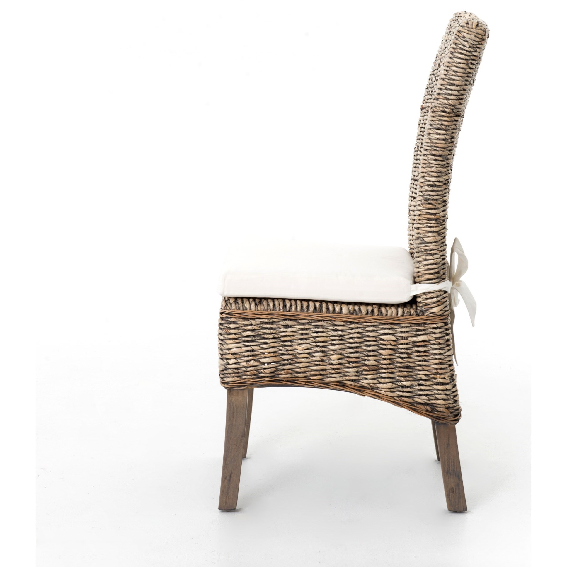 Four Hands Grass Roots Banana Leaf Chair with Cushion