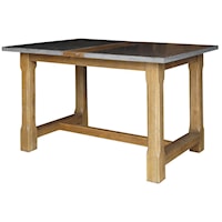 Farmhouse Counter Height Pub Table with Bluestone Top