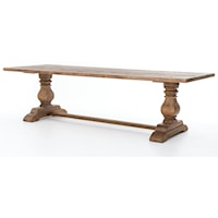 Durham 110" Dining Table with Trestle Base