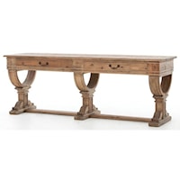 Sergio Console Table-Bleached Pine