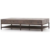 Campbell Coffee Table with Three Drawers
