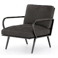 Sanford Chair Nubuck Charcoal