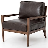 Wood Frame Accent Chair