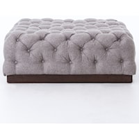 Tufted Plateau Cocktail Ottoman