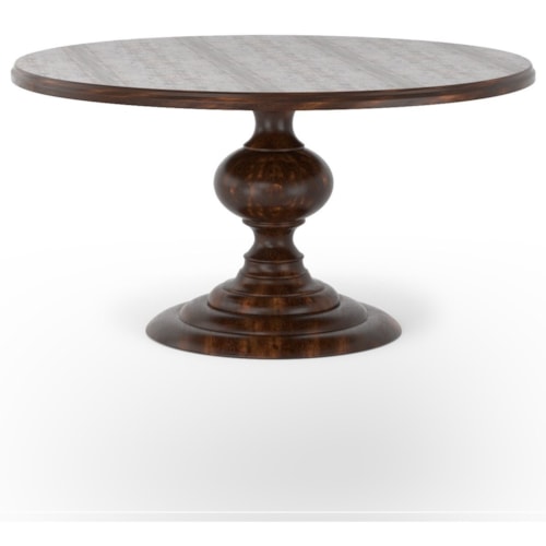 60" Round Dining Table with Pedestal Base