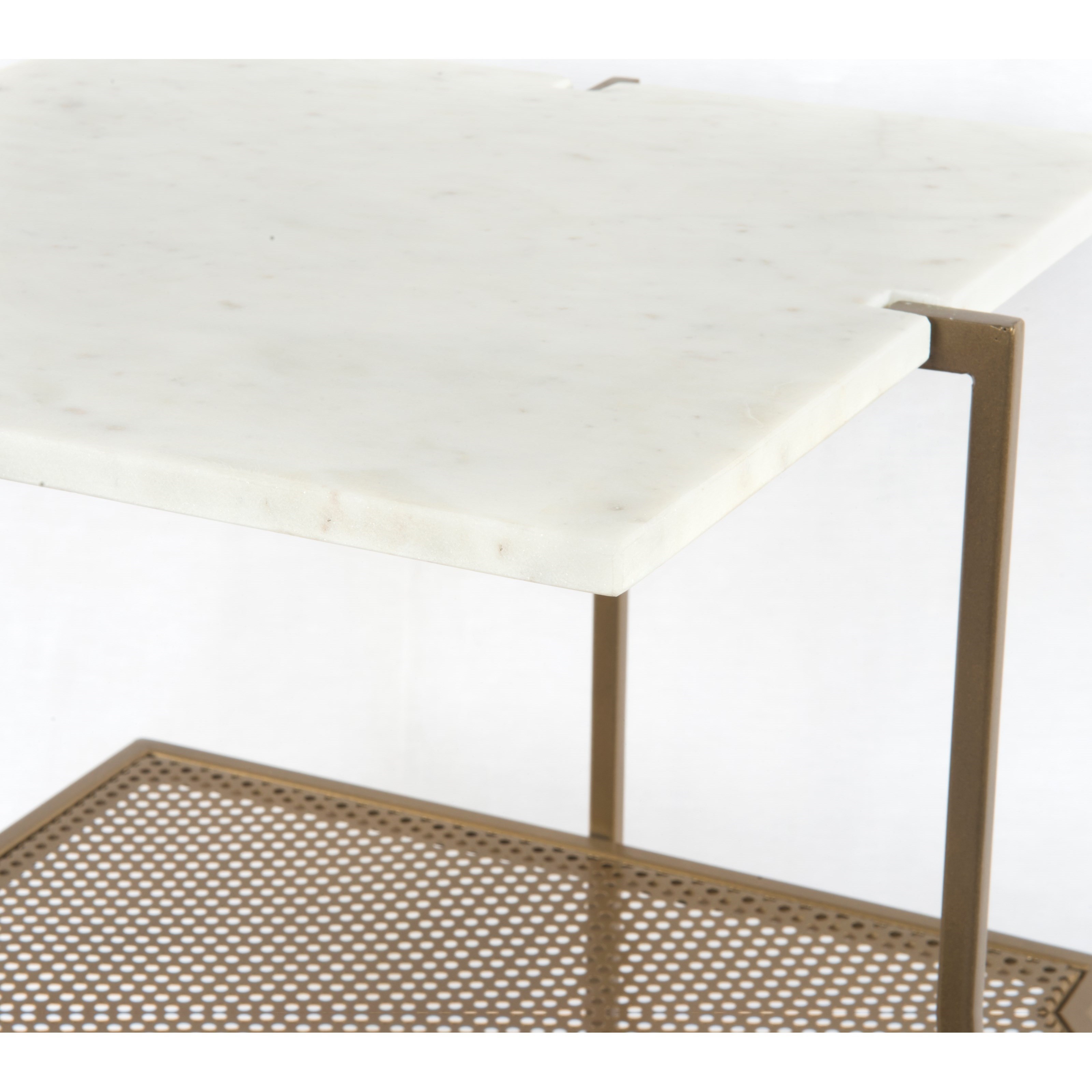 Four Hands Marlow Olivia Marble Nightstand