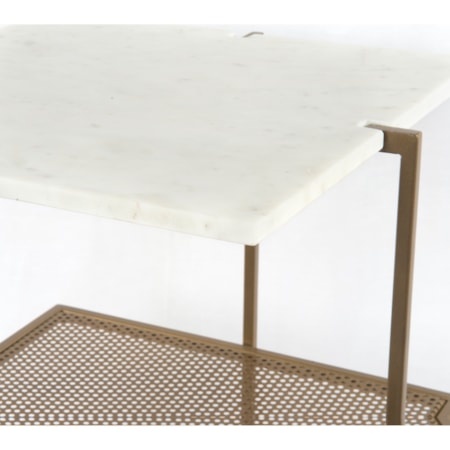 Olivia Marble Nightstand