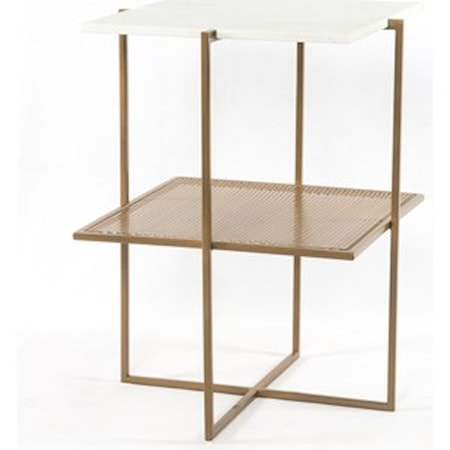 Olivia Marble Nightstand