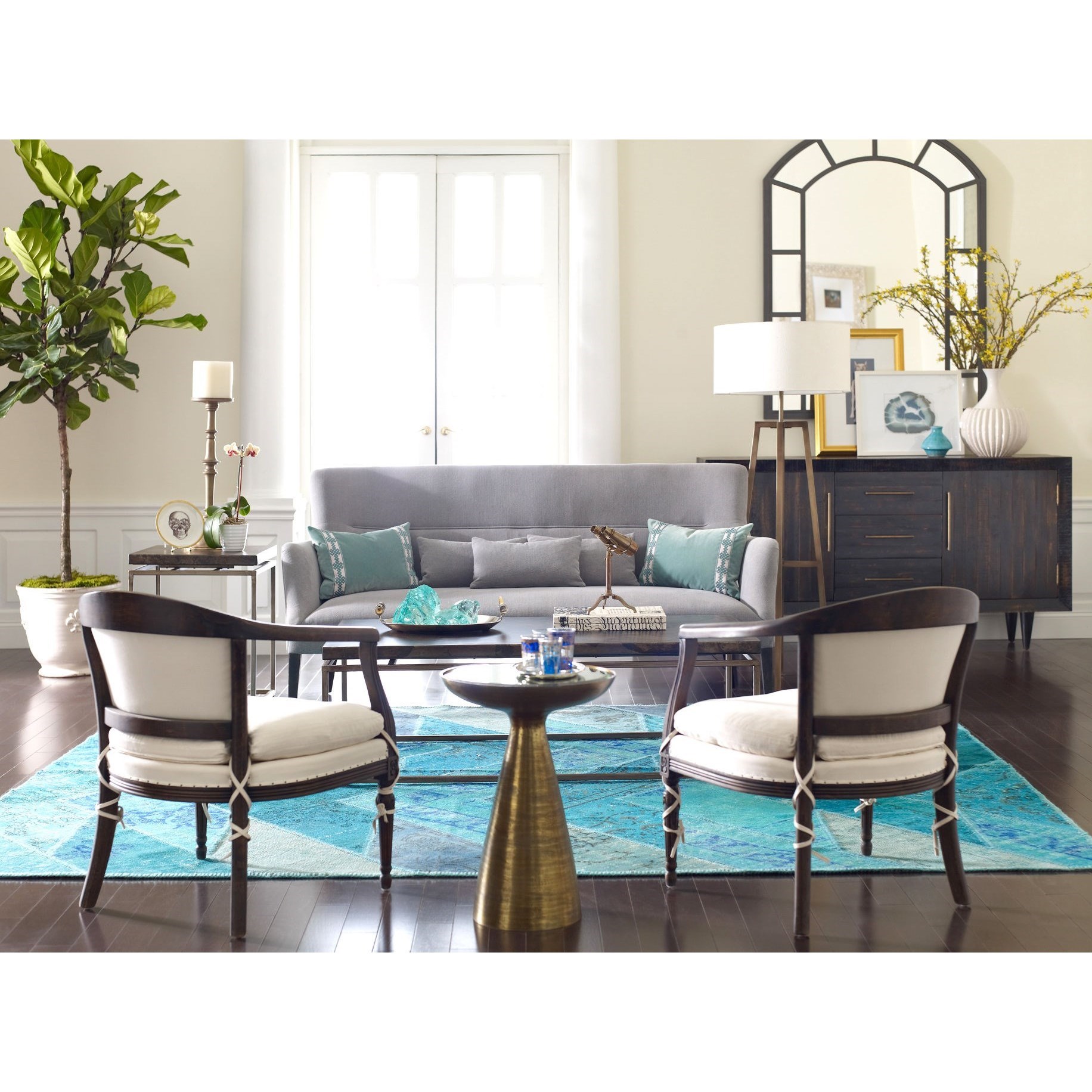 Four Hands Marlow Mod Pedestal Table