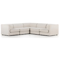 GAIYA 5PC SECTIONAL 108"-KNOLL NATURAL