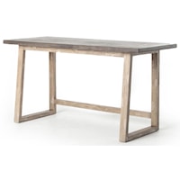 CROCKETT DESK-WHITE WASH