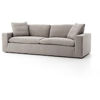 Plume Sofa - Heather Twill Pewter