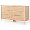 Four Hands Prescott Mango Sydney 6 Drawer Dresser