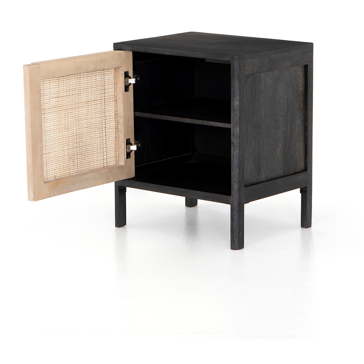 Four Hands Prescott Mango Sydney Nightstand Right Black Wash