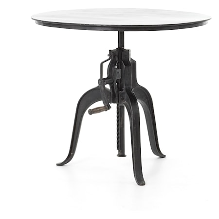 Crank Adjustable Side Table