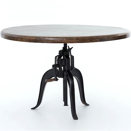 Adjustable Round Dining Table