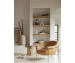 Interior Style Upholstered Accents Leather Accent Chair