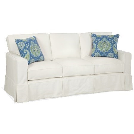 Transitional Sofa with Queen Sleeper