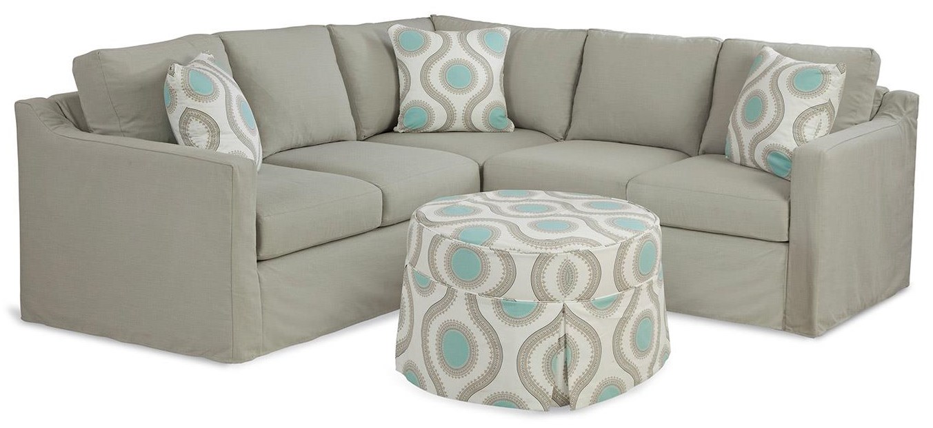 Jordan 3 Piece Slipcovered Sectional