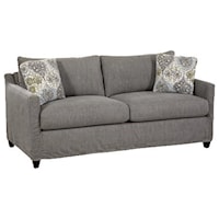 Casual Sofa with Track Arms