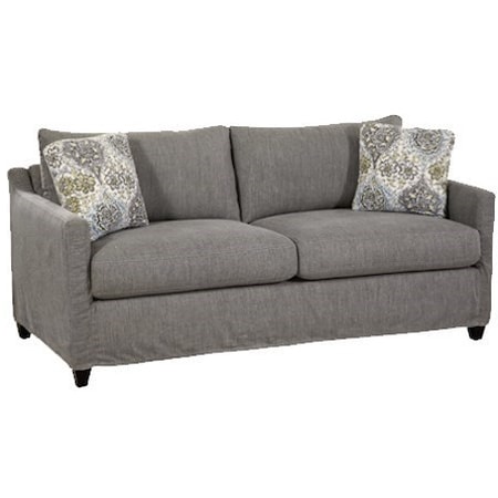 Casual Sofa with Track Arms