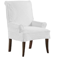 Casual Chair with Tapered Feet