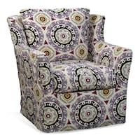 Upholstered Swivel Glider Chair