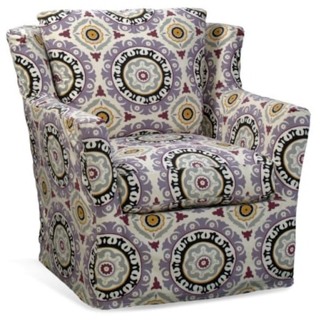 Upholstered Swivel Glider Chair